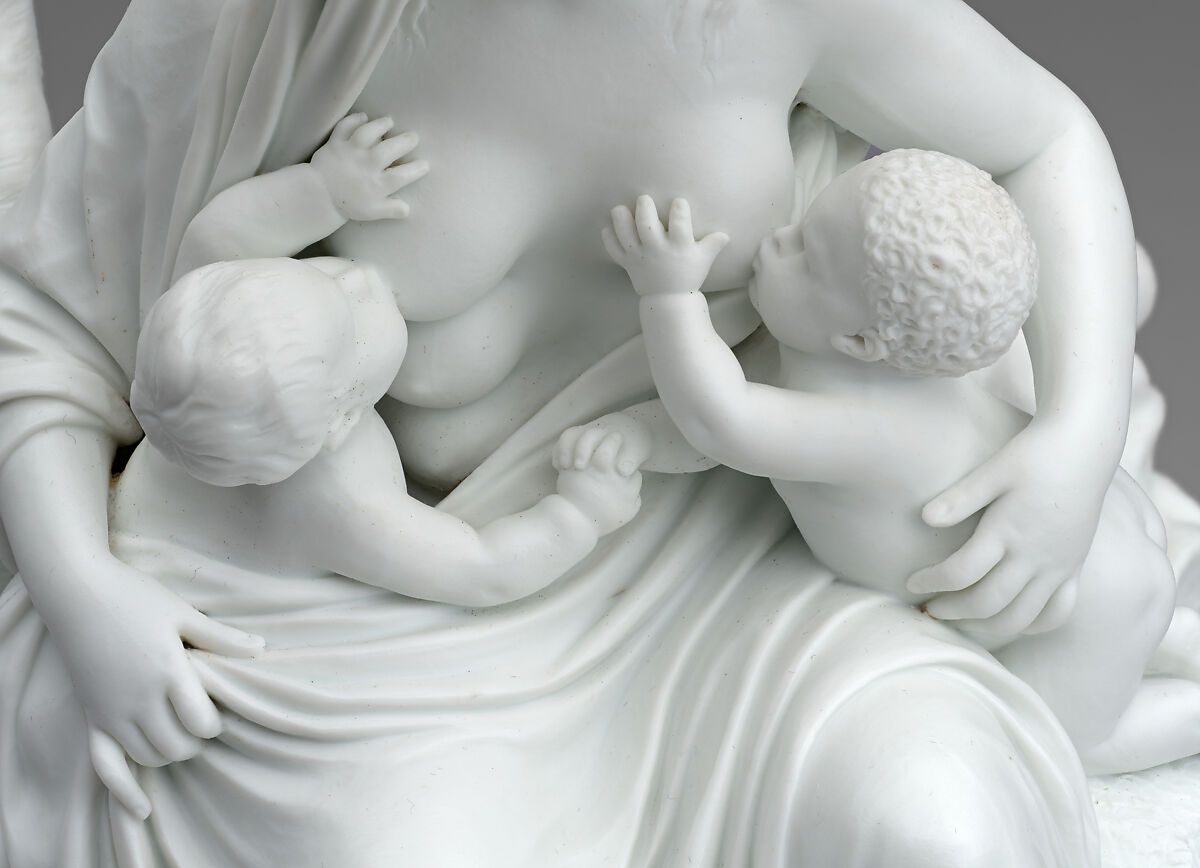 Nature (La Nature), Louis Simon Boizot (French, Paris 1743–1809 Paris), Biscuit (unglazed hard-paste porcelain), French, Sèvres