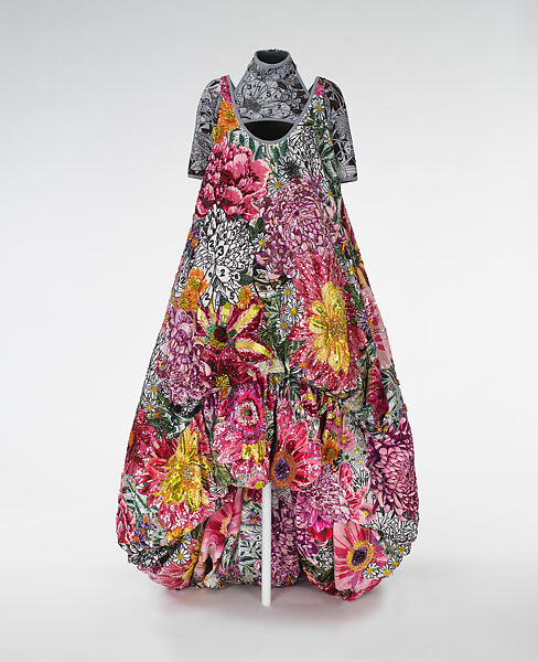 "Digitalis", Mary Katrantzou  British, born Greece, polyester, spandex, British