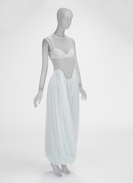 Ensemble, Tory Burch (American, founded 2004), (a, b) nylon, elastane, (c, d) leather, (e, f) brass, resin, (g–i) resin, brass, American