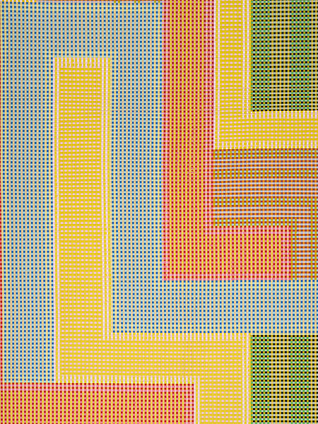 Abstract Composition, Tony Bechara (Puerto Rican, 1939–2025), Acrylic on canvas