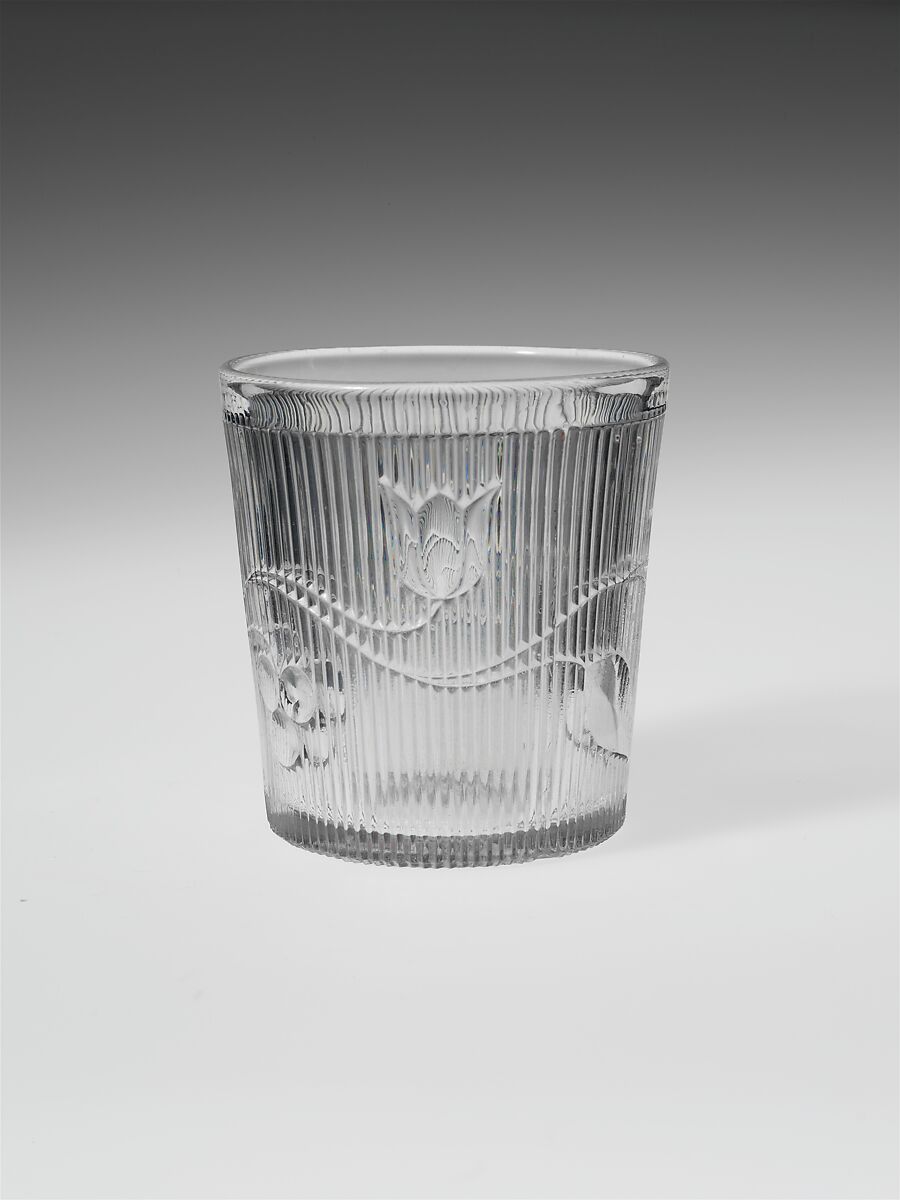 Tumbler, Pressed glass 