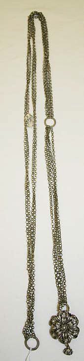 Jewelry set, [no medium available] low alloy silver?, Swiss