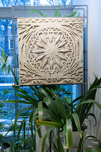 Cast of architectural panel from the Schiller Theater Building (later, the Garrick Theater), Chicago (demolished), Louis Henry Sullivan  American, Plaster
