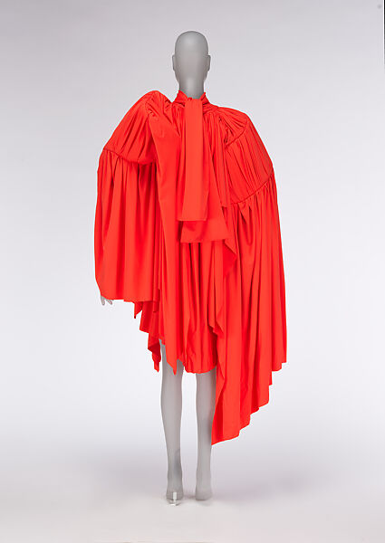 Dress, Richard Malone (Irish, born 1990), econyl, wool, linen, synthetic, cotton, nylon, British