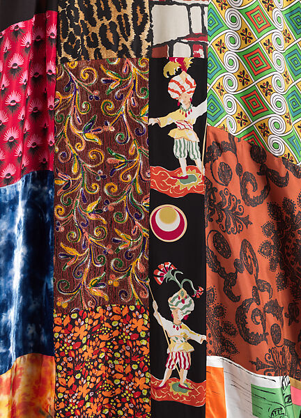 Robe, Todd Oldham (American, born 1961), silk, cotton, synthetic, American