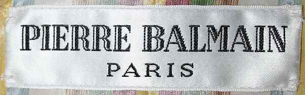 Ensemble, House of Balmain (French, founded 1945), a,b) silk, French