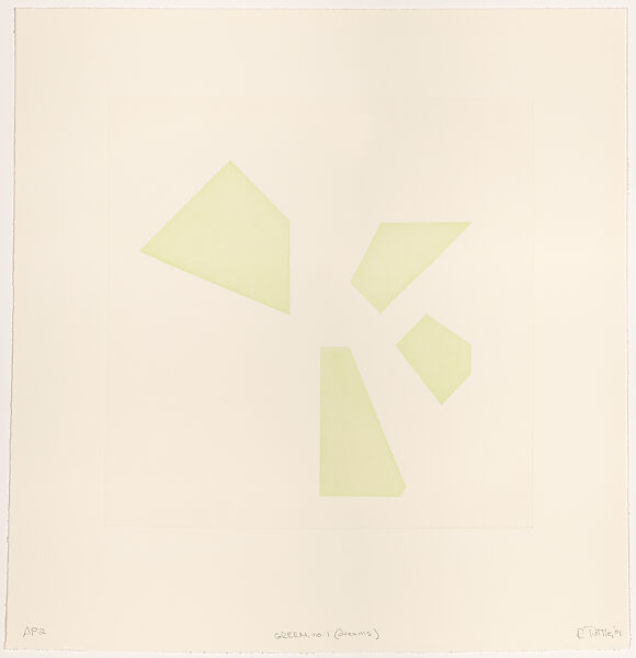 Purple portfolio, Richard Tuttle (American, born Rahway, New Jersey, 1941), Color aquatint