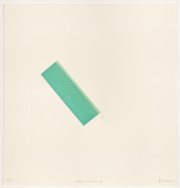 Purple portfolio, Richard Tuttle (American, born Rahway, New Jersey, 1941), Color aquatint