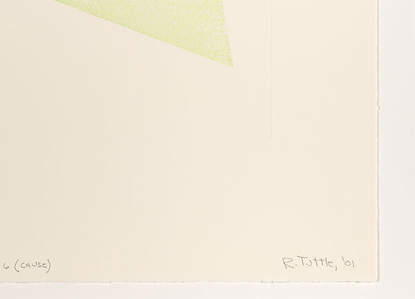 Purple portfolio, Richard Tuttle (American, born Rahway, New Jersey, 1941), Color aquatint