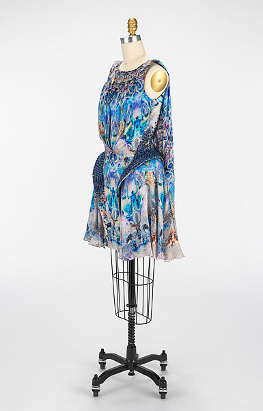 Dress, Alexander McQueen (British, founded 1992), silk, British