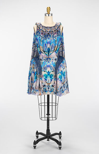 Dress, Alexander McQueen (British, founded 1992), silk, British 