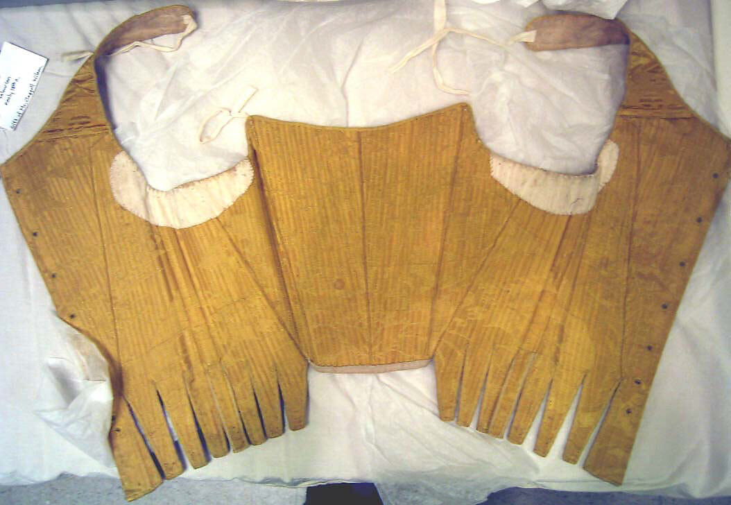 Corset, silk, Spanish