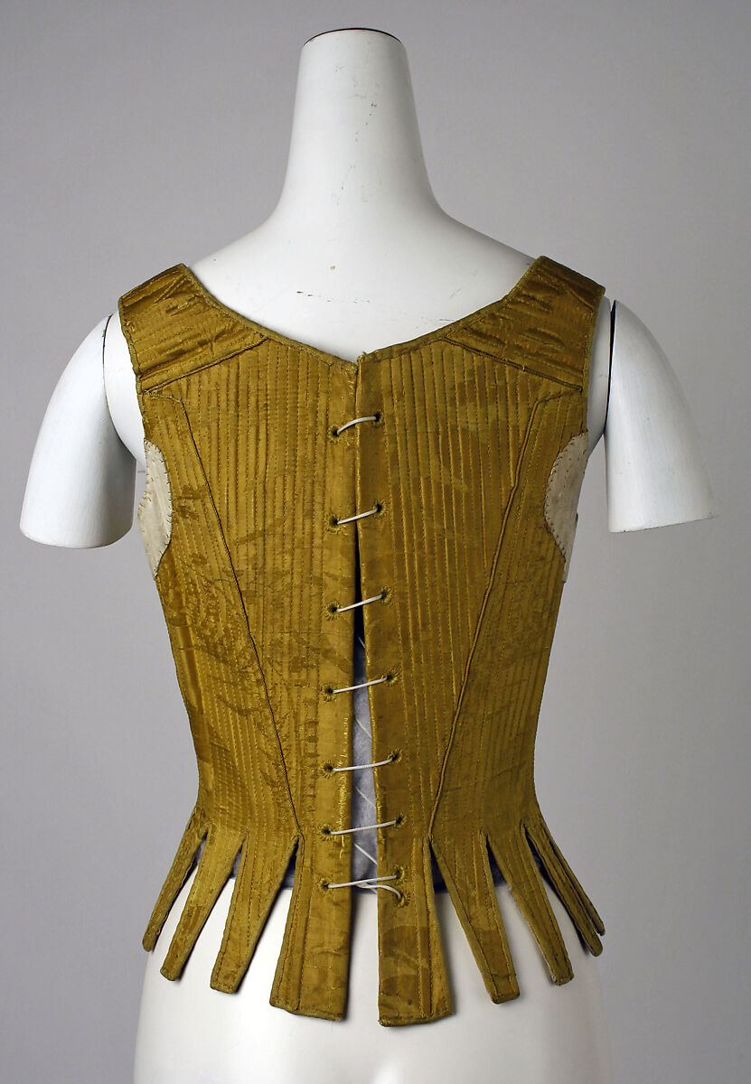 Corset, silk, Spanish