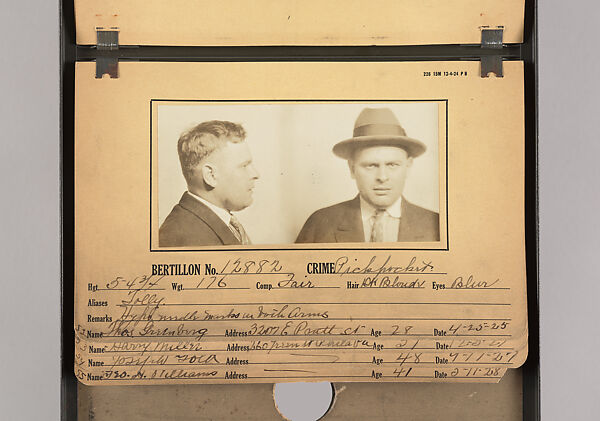 [Mugshots of Suspected Pickpockets, from American Police Files], Unknown, Gelatin silver prints