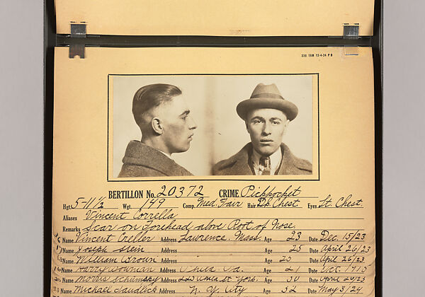[Mugshots of Suspected Pickpockets, from American Police Files], Unknown, Gelatin silver prints