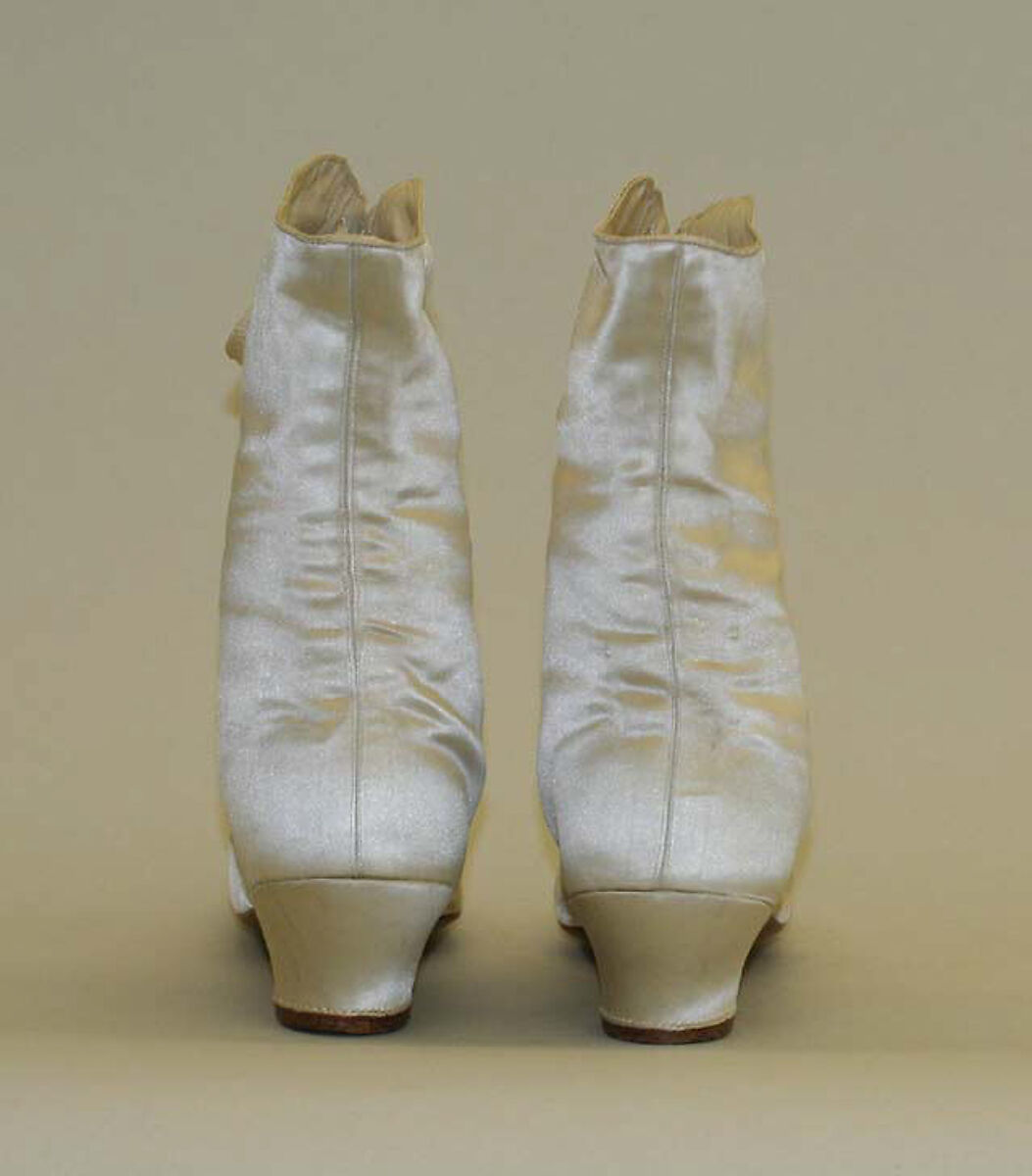 Shoes, silk, American