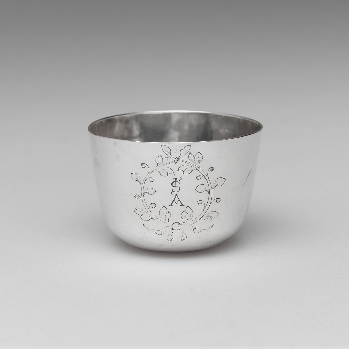 Tumbler, Cornelius Vander Burch (ca. 1653–1699), Silver, American 