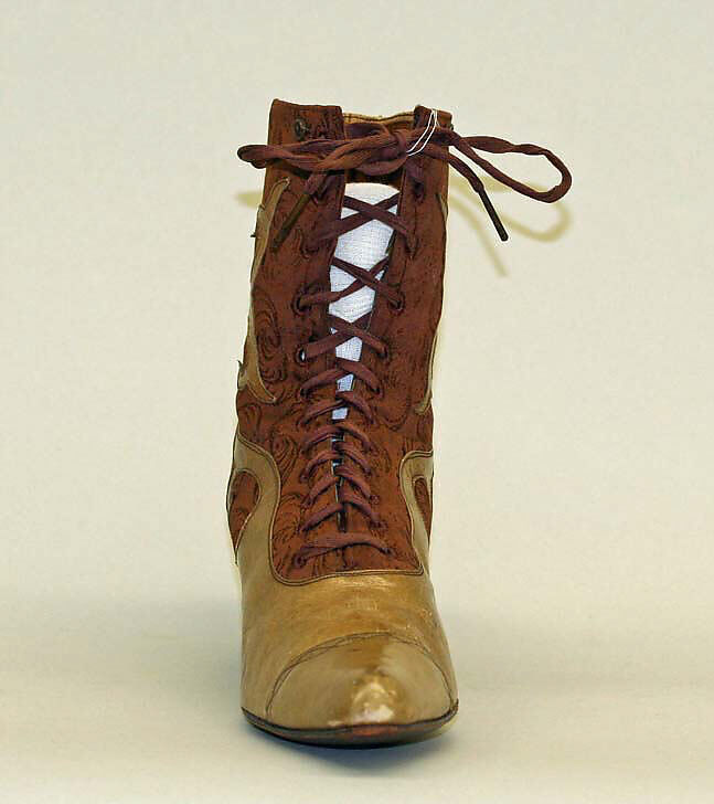 Shoes, leather, American