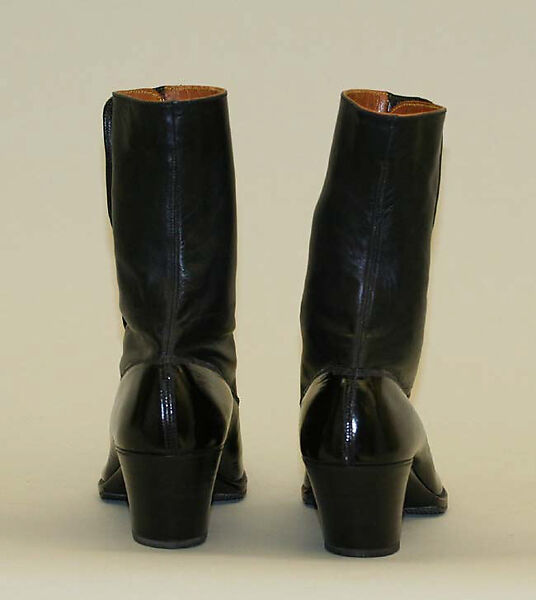 Shoes, leather, American