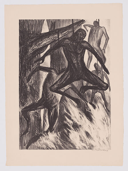 José Clemente Orozco - Hanged Black Men (Los Ahorcados, or Negroes