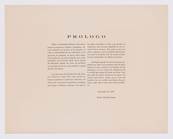 8 aguafuertes a color (8 Color Etchings), Alfredo Zalce (Mexican, Pátzcuaro, Michoacán 1908–2003 Morelia), Color etching