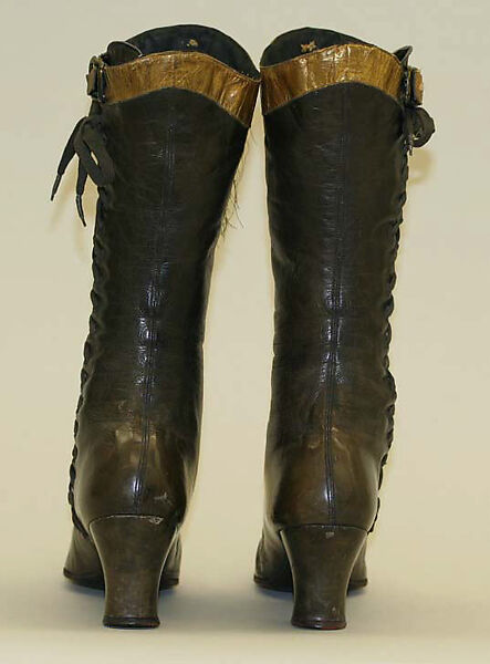 Boots, J. &amp; J. Slater (American), leather, American