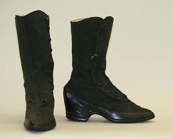 Boots, wool, rubber, American 