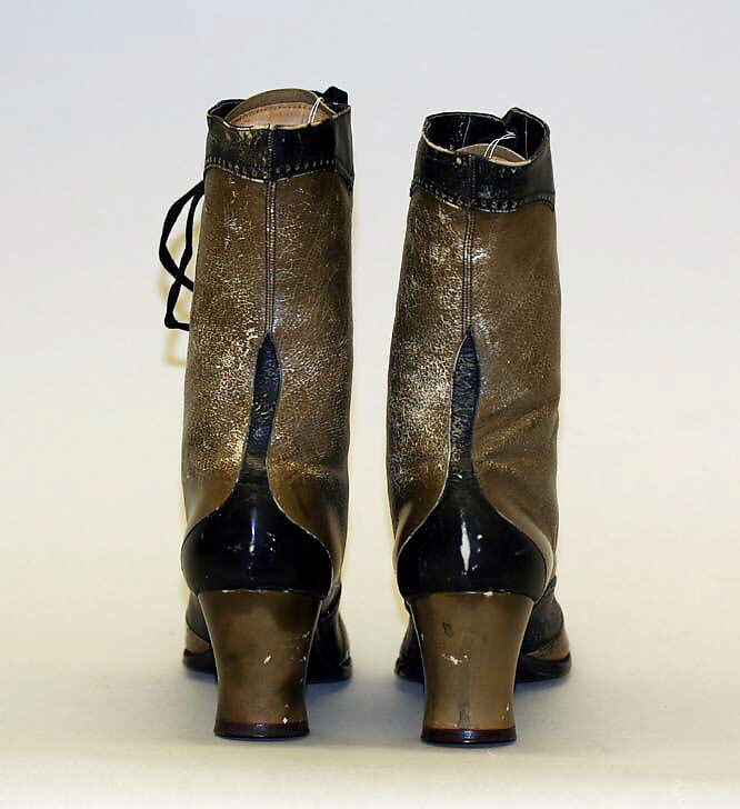 Boots, leather, American