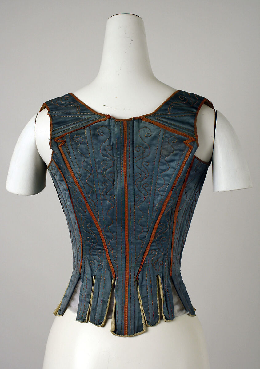 Bodice, cotton, Italian