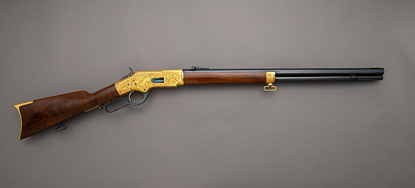 Winchester Model 1866 Rifle Presented to Guillermo Crespo (Serial Number 36174) with Case