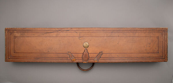 Winchester Model 1873 Rifle Presented by the Tibbits Veteran Corps of Troy, NY to the First Company Governors Foot Guard (Serial Number 86598) with Case, Winchester Repeating Arms Company (American, New Haven, Connecticut, founded 1866), Wood (walnut, ebony), steel, iron, gold, nickel, copper-alloy, brass, leather, velvet, silk, American, New Haven, Connecticut