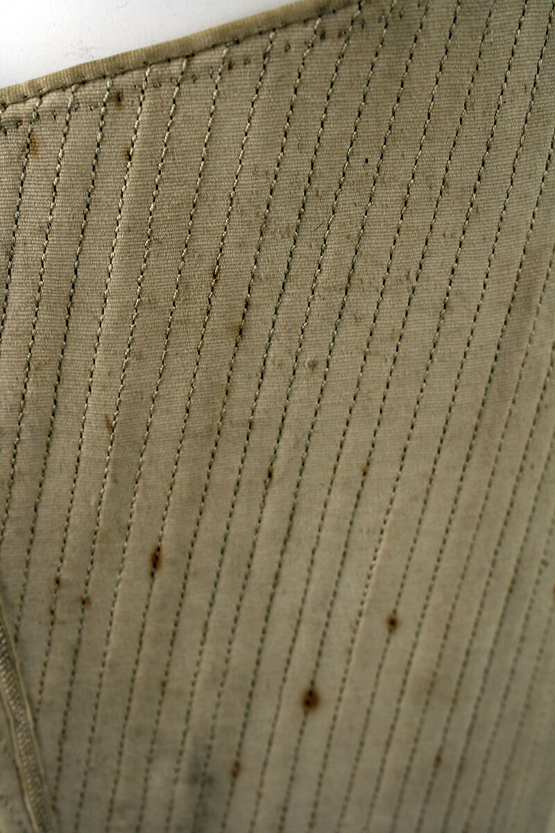 Corset, cotton, American