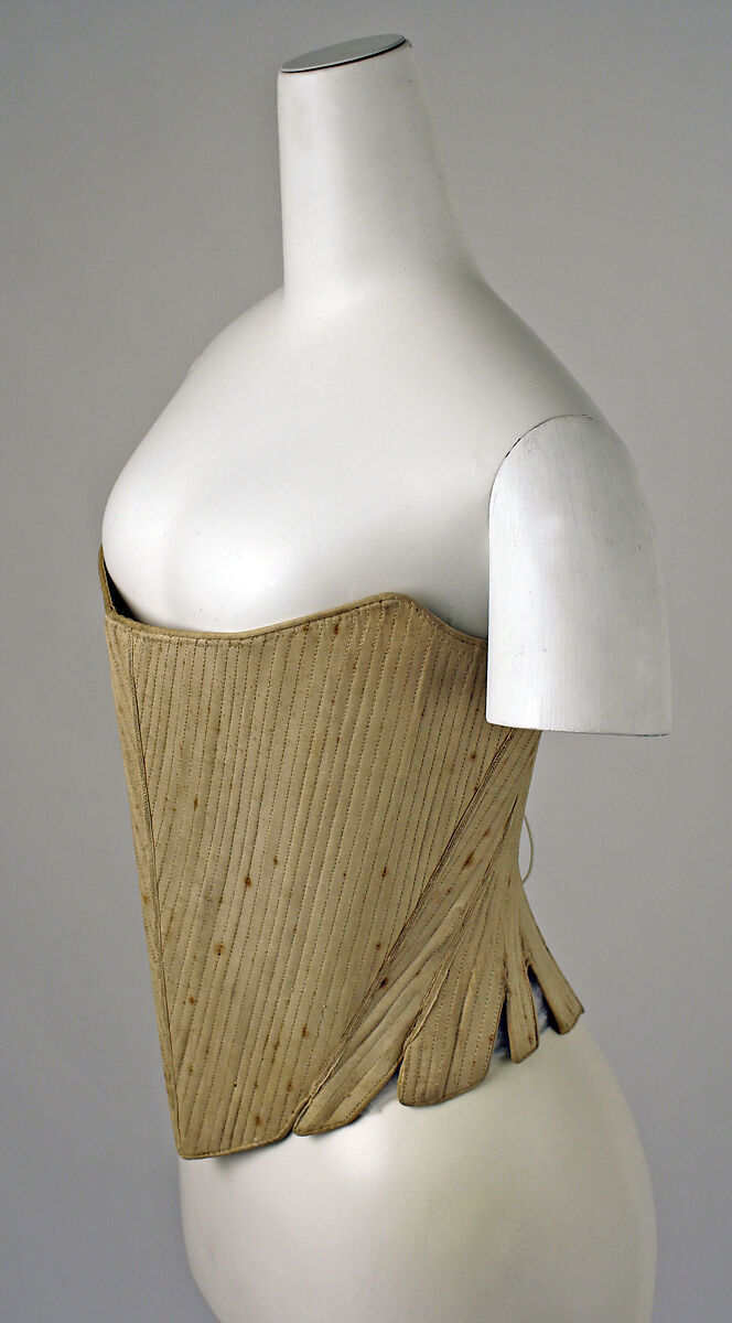 Corset, cotton, American