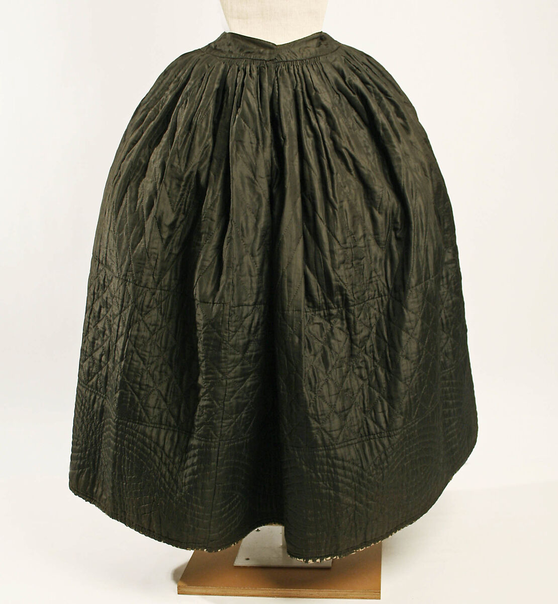 Petticoat, silk, American 