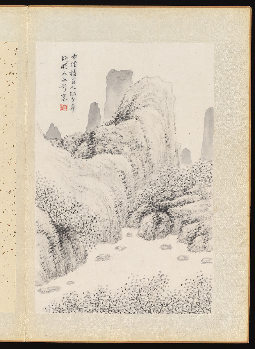 Landscapes, Huang Xiangjian (Chinese, 1609–1673), Album of twelve leaves; ink on paper, China