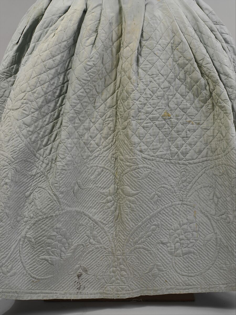 Petticoat, silk, American