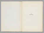 He Disappeared into Complete Silence, Louise Bourgeois (American, Paris 1911–2010 New York), Engraving and drypoint with letterpress in a linen portfolio cover