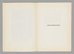 He Disappeared into Complete Silence, Louise Bourgeois (American, Paris 1911–2010 New York), Engraving and drypoint with letterpress in a linen portfolio cover