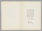 He Disappeared into Complete Silence, Louise Bourgeois (American, Paris 1911–2010 New York), Engraving and drypoint with letterpress in a linen portfolio cover