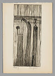 He Disappeared into Complete Silence, Louise Bourgeois (American, Paris 1911–2010 New York), Engraving and drypoint with letterpress in a linen portfolio cover