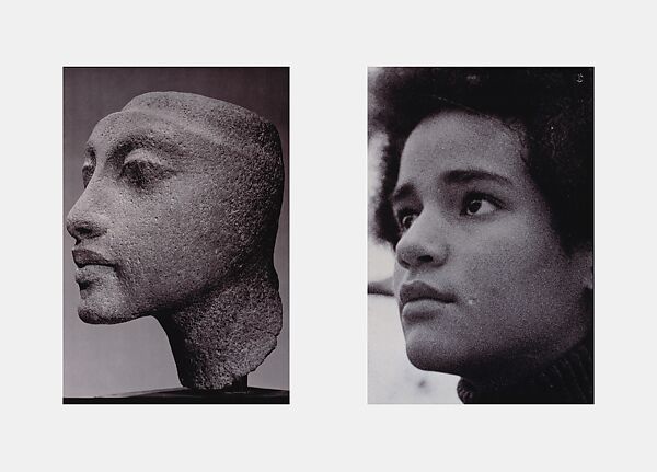 Miscegenated Family Album (Sisters III), L: Nefertiti’s daughter, Maketaten; R: Devonia’s daughter, Kimberley, Lorraine O'Grady  American, Silver dye bleach print