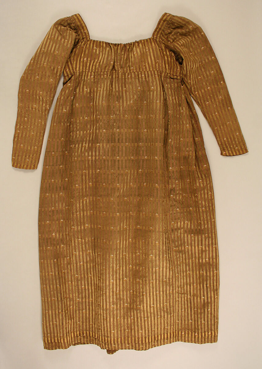 Dress, silk, European 