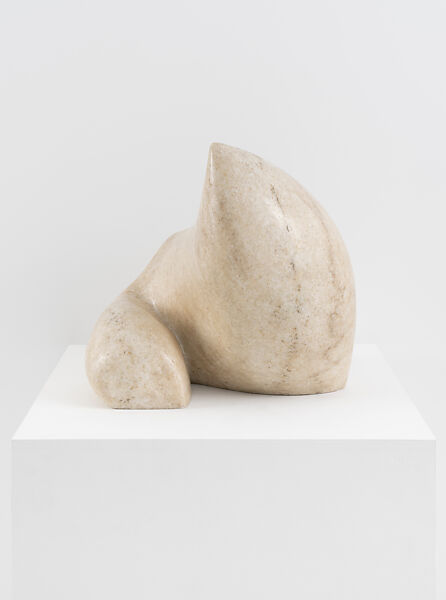 Shell Crystal (Coquille-cristal), Jean Arp (French (born Germany), Strasbourg 1886–1966 Basel), Cristallino marble 