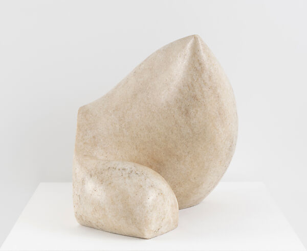 Shell Crystal (Coquille-cristal), Jean Arp (French (born Germany), Strasbourg 1886–1966 Basel), Cristalino marble