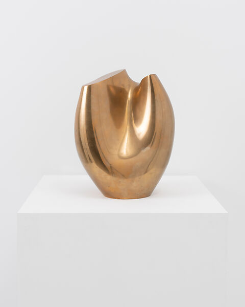 Beyond a Vase (Outre Vase), Jean Arp (French (born Germany), Strasbourg 1886–1966 Basel), Bronze 