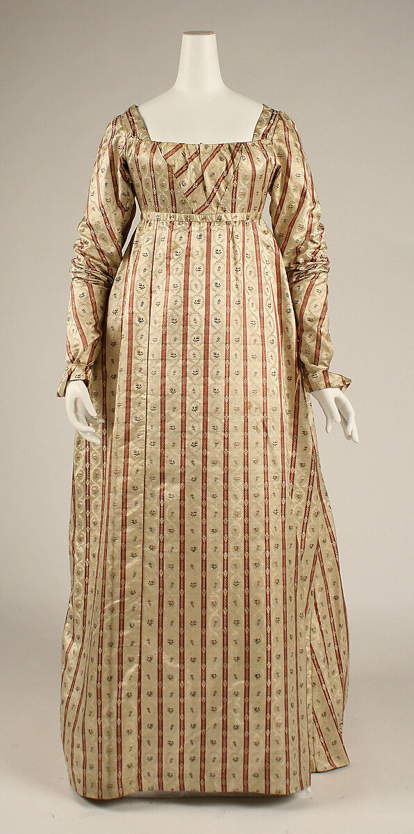 Dress, silk, British 