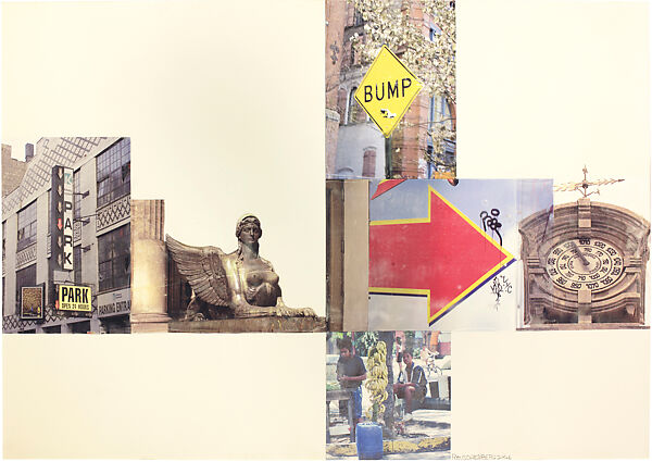 Historic Detour (Scenarios), Robert Rauschenberg (American, Port Arthur, Texas 1925–2008 Captiva Island, Florida), Pigment transfer on polylaminate (diptych) 