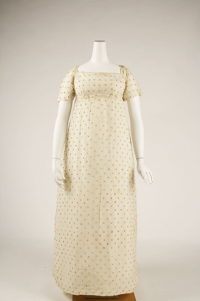 Dress, cotton, British 