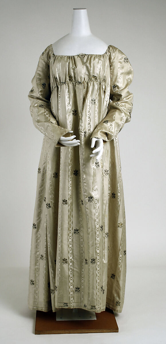 Ensemble, silk, cotton, French 