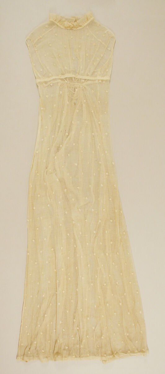 Ensemble, silk, cotton, French